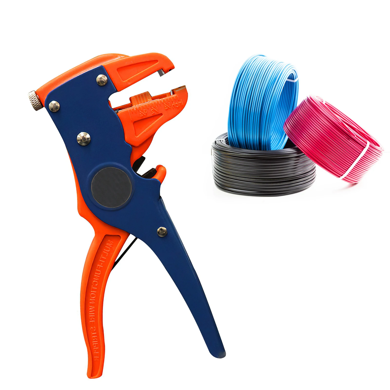 

Automatic Wire Stripper Pliers 0.5-0.6mm Cable Adjustable Wire Stripping Cutter Pressing Plier Duckbill Clippers Hand Tools