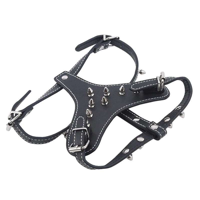 

1pc PU Collar Chest Strap Punk Rivet Dog Chest Pet Small Dog Chest Strap