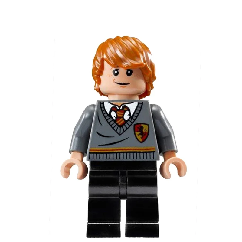 Золотой Серия Harry, фигурки Гермионы, Рон Добби, Волдеморт, Дамблдор, Moody, строительные блоки, фигурки, игрушки для детей, подарки - Цвет: Золотой