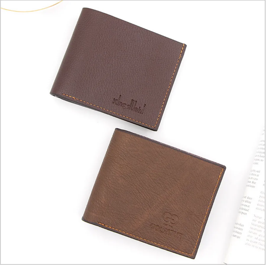 Новинка 2019 мягкий бумажник мужской Ультратонкий Модный Дикий простой стиль |