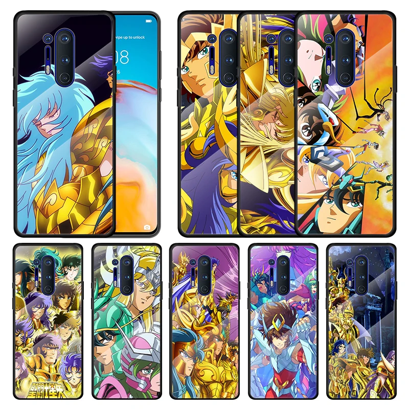 

Tempered Glass Cover Saint Seiya SoG For Oneplus 9R 9 8T 8 Nord Z 7T 7 Pro 5G Shockproof Shell Phone Case Capa