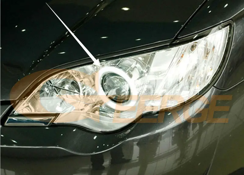 Для Subaru Legacy B4 Liberty IV 2007 2008 2009 отличный ультра яркий SMD СВЕТОДИОДНЫЙ ангельские