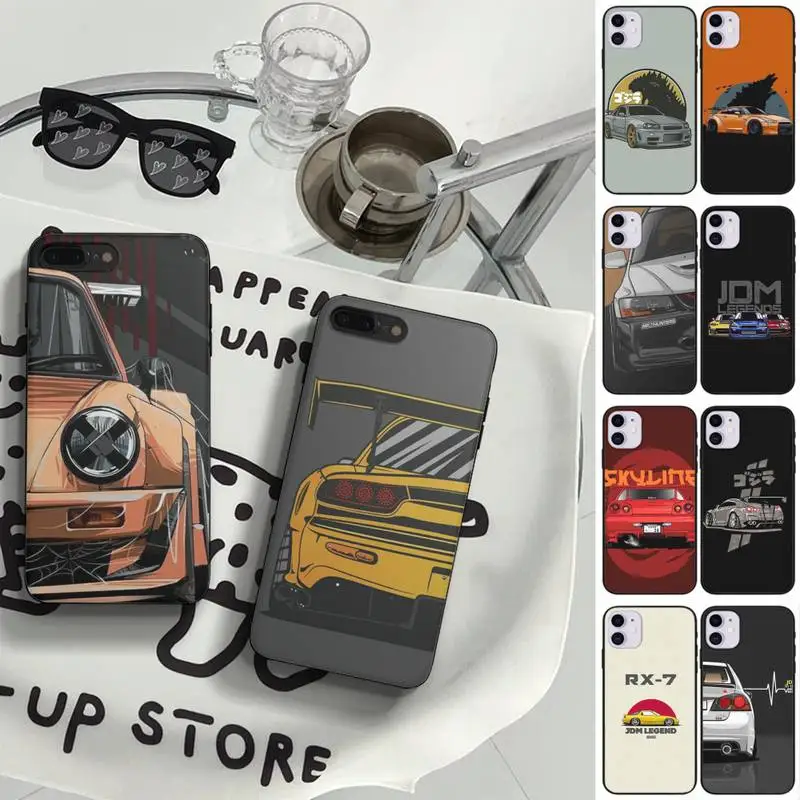 

Sports Cars Male Men Phone Case Fundas Shell Cover For Iphone 6 6s 7 8 Plus Xr X Xs 11 12 13 Mini Pro Max