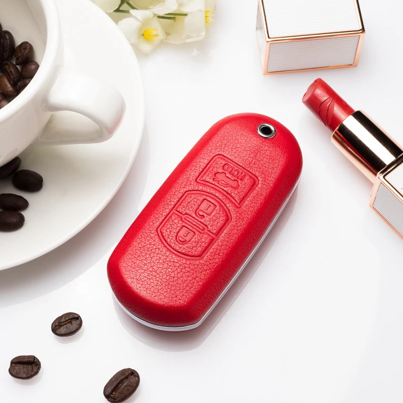 

Car Key Cover Key Case for Mazda 2 3 6 Axela Atenza CX-5 CX5 CX-3 CX-7 CX8 CX-9 2016-2019 Smart 2/3 Buttons Auto Accessories