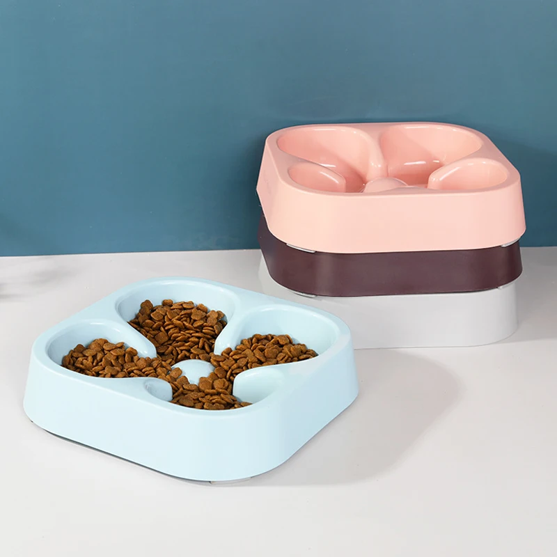 

Новинка, миска для кошек, универсальная миска для медленного питания, миска для домашних животных, безопасная и прочная