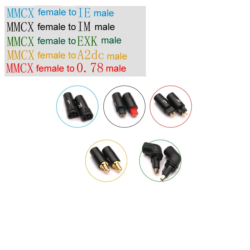 Мини MMCX до 0,78 IE80 IM A2DC EXK QDC JH штырь для наушников T1120