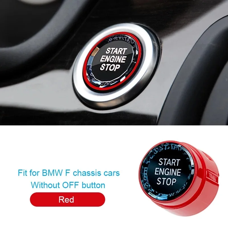 

Crystal Engine Start Button Trim Cover Replacement for F20 F21 F22 F23 F30 F31 F32 F33 F10 F11 F Chassis Without Start&Stop