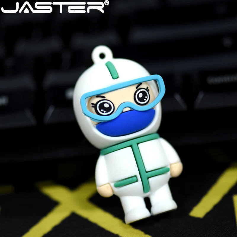 Новый мультяшный USB флеш-накопитель JASTER 4 ГБ 8 16 32 64 128 белый ангел диск 2 0 U