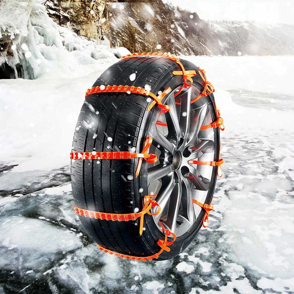 Противоскользящая цепь для колеса 90 см нейлоновый кабельный ремень шин