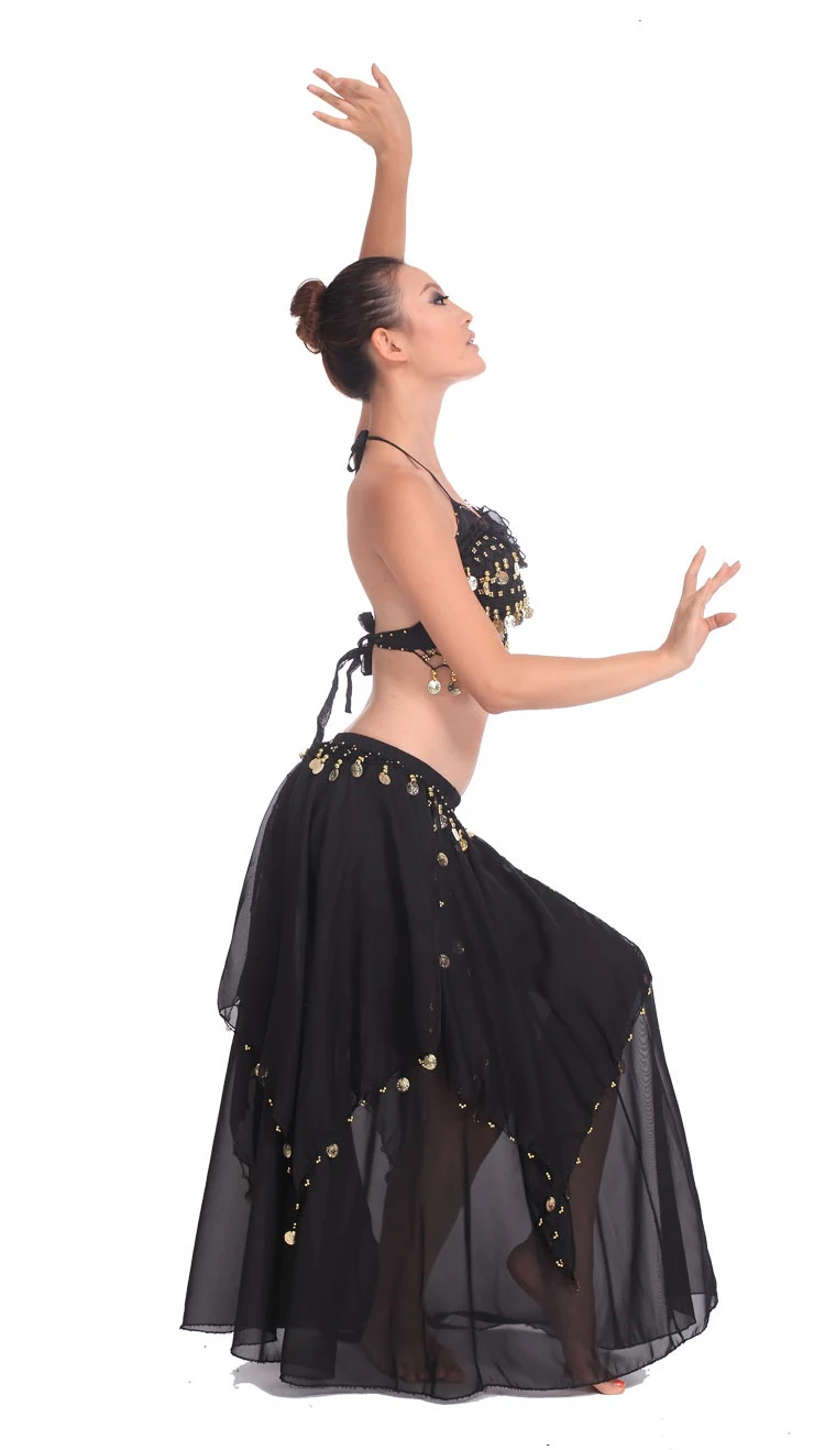 Костюм для танца живота женский комплект из 2 предметов (бюстгальтер и юбка) |