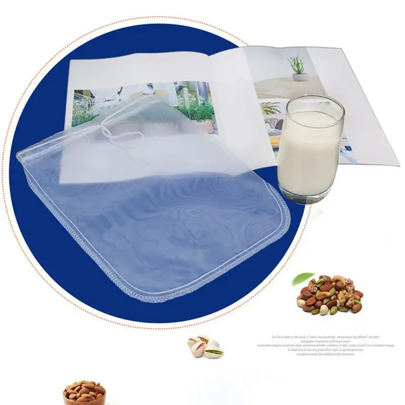 Нейлоновые фильтр пакеты многоразовые гайки мешок молока сито марли для соевого