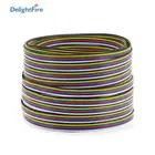 6-контактный электрический провод для светодиодов ленточный кабель 22AWG 20AWG 18AWG провод электрический кабель для 5050 RGB CCT RGBW + CW RGBW + WW светодиодная ленсветильник