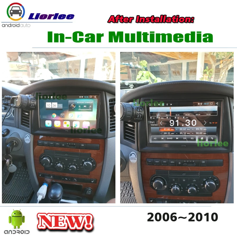 Автомобильный мультимедийный плеер для Jeep Commander/Grand Cherokee/Compass 2005-2010 радио