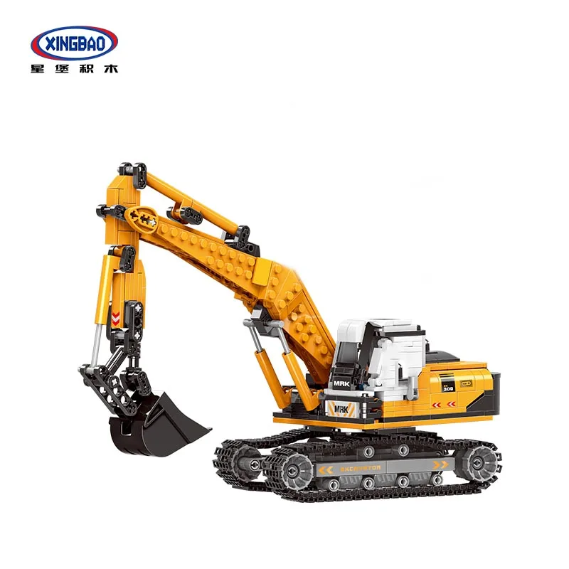 

Building Blocks Bricks Toys For Kids Engineering Vehicle Spelling Excavator Bulldozer Assembling Kits Small Particles DIY Set