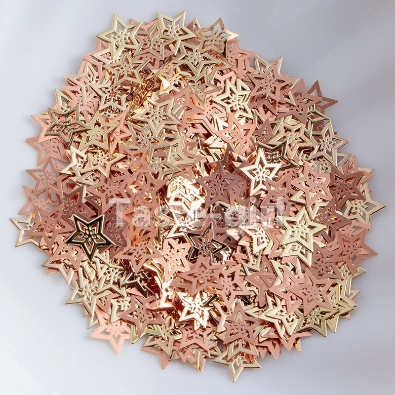 400PCS Black Gold Silver metal nail art decoration slice sequnismanicure nails decals foil | Красота и здоровье