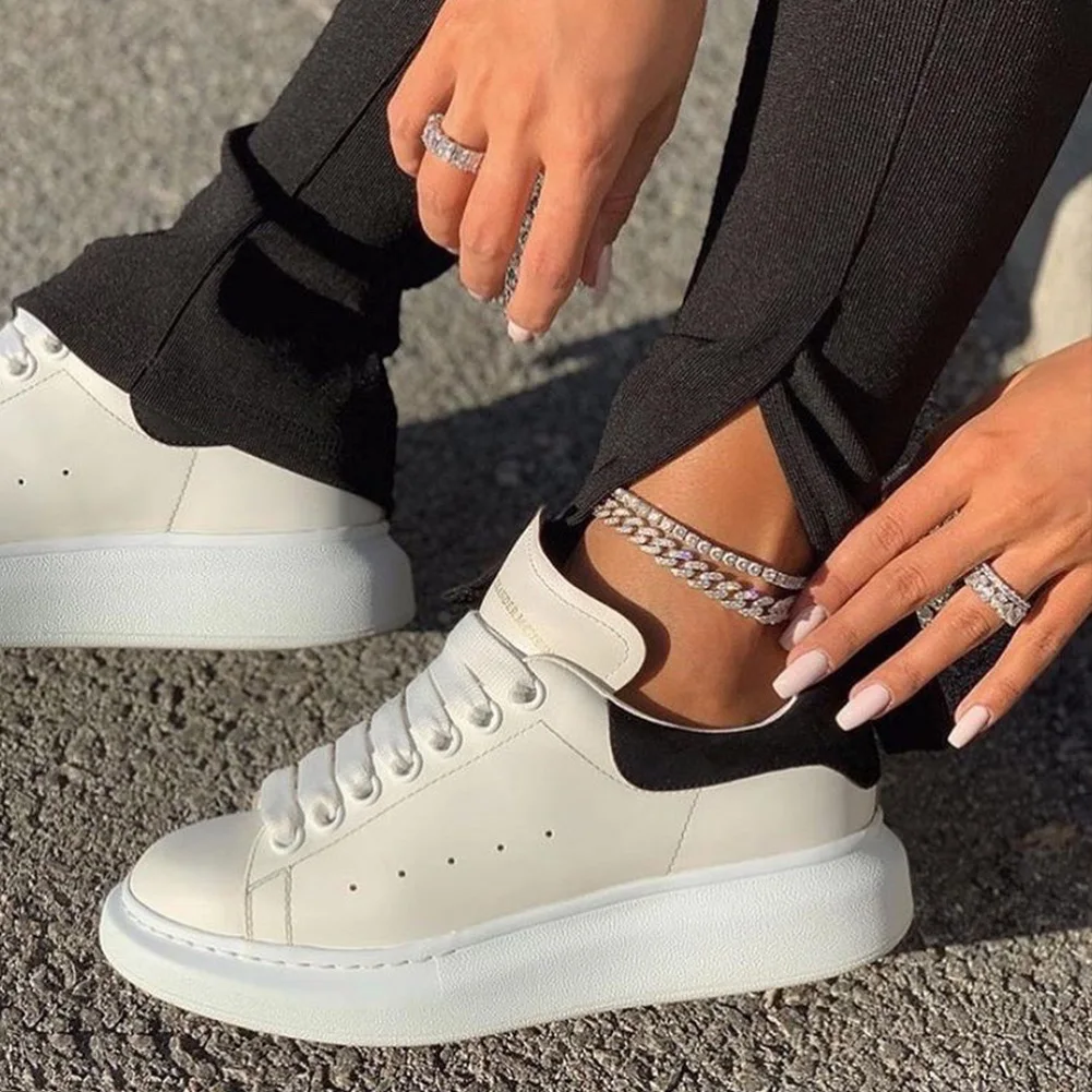 Льдом Коренастый КУБИНСКИЙ звено цепи Сандалеты с перепонкой на лодыжке в стиле