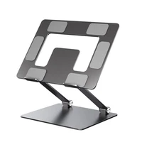 laptop stand adjustable laptop stand for desk ergonomic aluminum computer stand with heat vent laptop riser