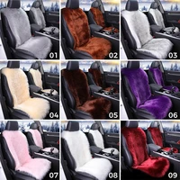 long faux fur seat cover universal artificial plush car seat covers warm soft plush snow seat cushion car seat cover set luxury