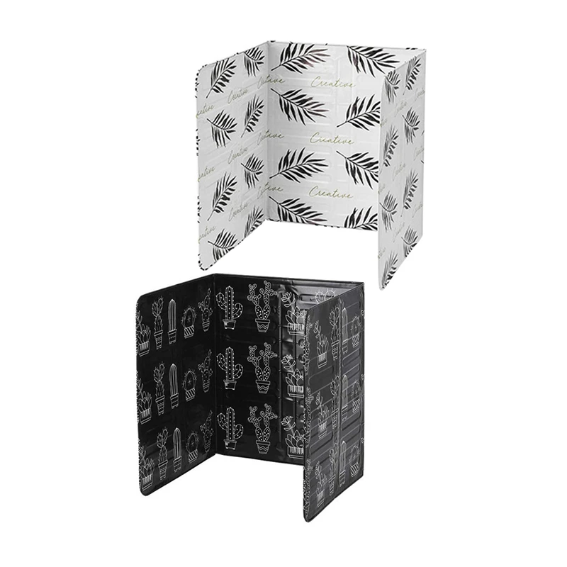 2 шт кухня смазка алюминиевая фольга изоляционный блок масло брызговик доска для