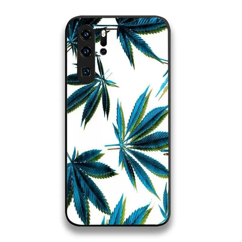 

Weed Leaf Pot Kush 420 Smoke Phone Case For Huawei Mate 10 20 Lite Pro X Honor Play Y6 5 7 9 Prime 2018 2019 Cover