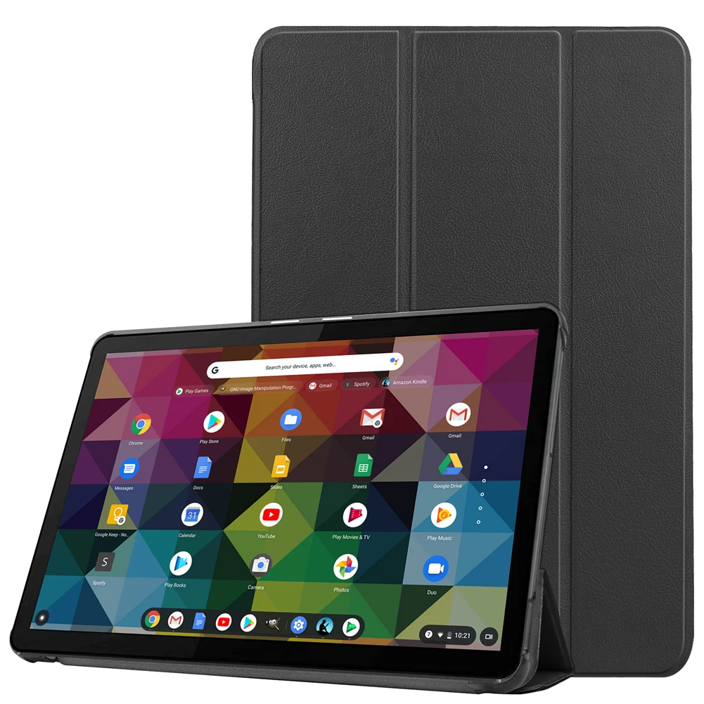 Для Lenovo chromebook duet чехол Funda Smart Auto Sleep/Wake чехол-портмоне с откидной крышкой Folio для