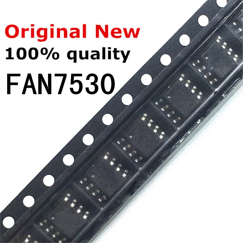 

10PCS FAN7530 SOP-8 FAN7530MX 7530 SOP8 SOP SMD The LCD power supply new and original IC Chipset