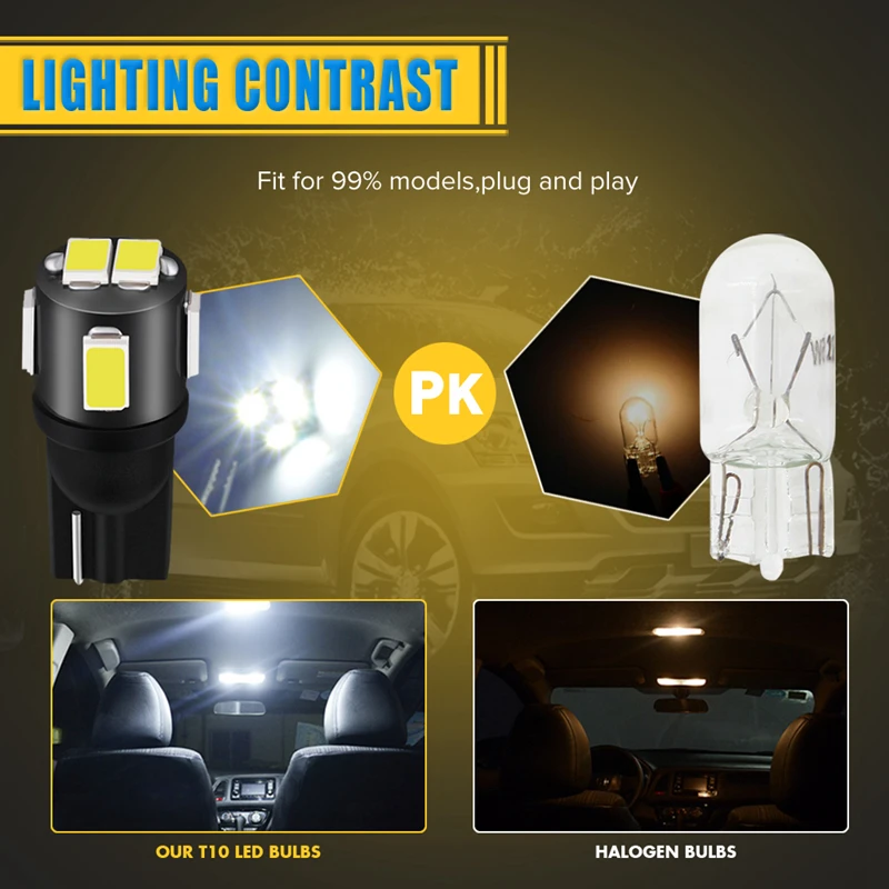 4pcs W5W T10 LED Interior Car Lights for Mazda 3 6 CX-5 323 5 CX5 2 626 Spoilers MX5 CX GH CX-7 GG CX3 CX7 MPV RX8 | Автомобили и