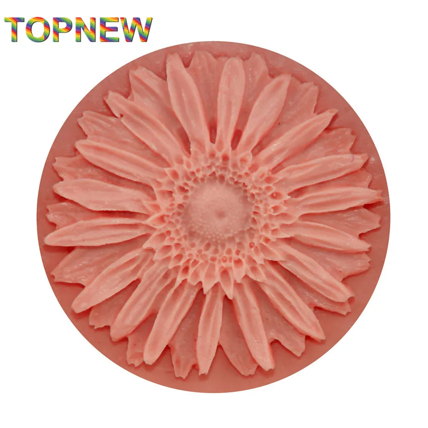 НОВАЯ пищевая форма в форме подсолнуха шоколадная помадка Конфеты Jello 3D