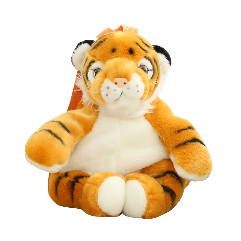 

New Huggable Simulated Animal Plush Backpack Kawaii Baby Toys for Children Soft Pre School Student Kids Bag Outdoor Travel Pack