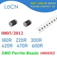 4000pcs 08052012 100mhz smd ferrite beads 180r 220r 300r 420r 470r 600r chip inductor multilayer 25 high quality locnservice
