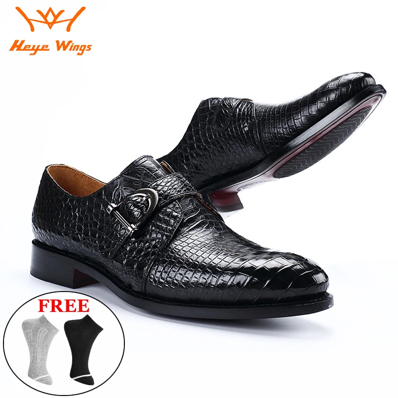

Bespoke Handmade High-end Dress Shoes Men's Business Luxury Leather Shoes With Strap Buckle Male Fashion Wedding Formal Sapato