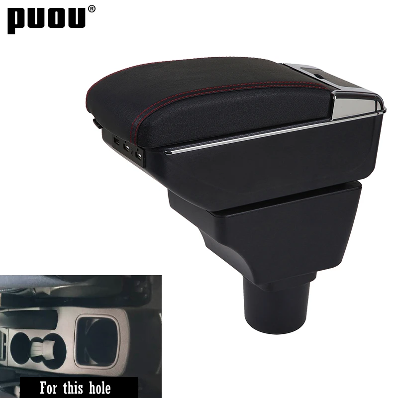 Подлокотник коробка для Ford Aspire Endeavour Figo большое пространство двойной слой
