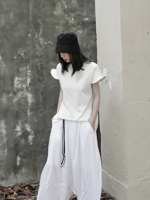 Женская футболка с коротким рукавом круглым вырезом|Футболки| |