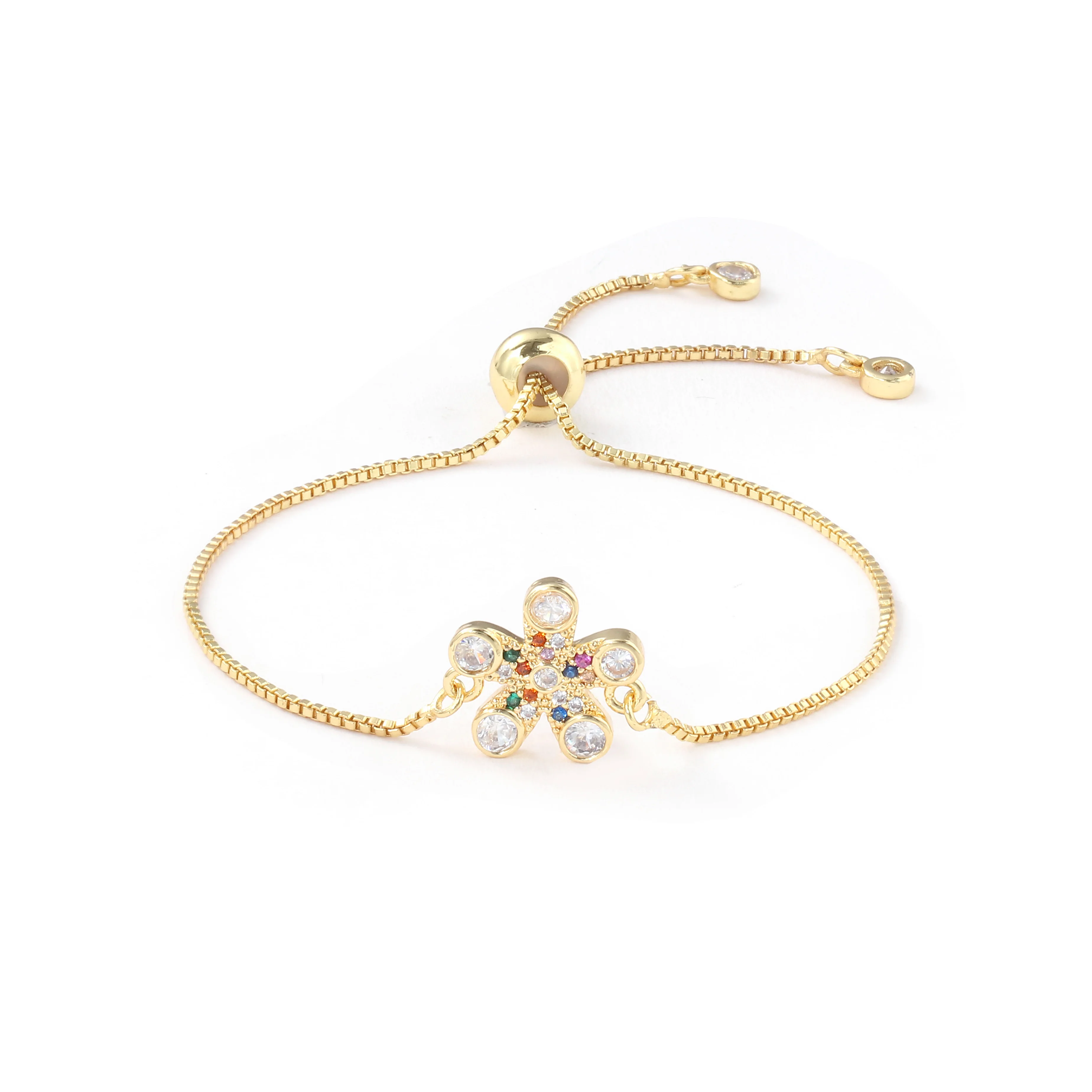 1JYX, новинка, pulseira mujer moda, прозрачный кристалл, золото, браслеты с подвесками, браслеты для женщин, дерево жизни, регулируемый браслет, ювелирное изделие, подарок - Окраска металла: B1281-G