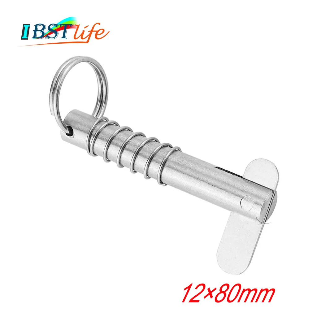 

M12*80mm Marine grade stainless steel 316 Boat Quick Release Pin Marine Hardware Deck Hinge Replacement Accessories