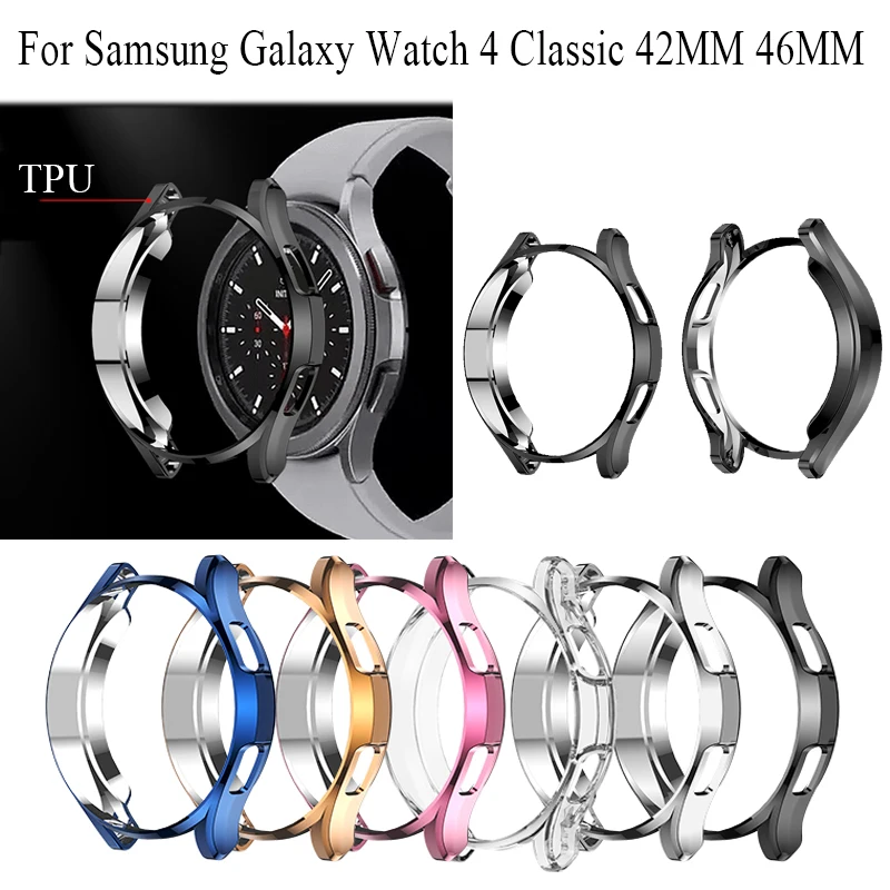 

Противоударный защитный чехол для часов из ТПУ для Samsung Galaxy Watch 4 Classic, 42 мм, 46 мм, защитный чехол, ударопрочный корпус