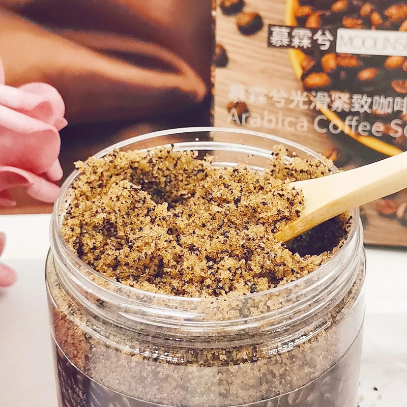 

258G Coffee Scrub Sea Salt Exfoliating Whitening Massage Cream Anti Cellulite Face Body Scrub Treatment