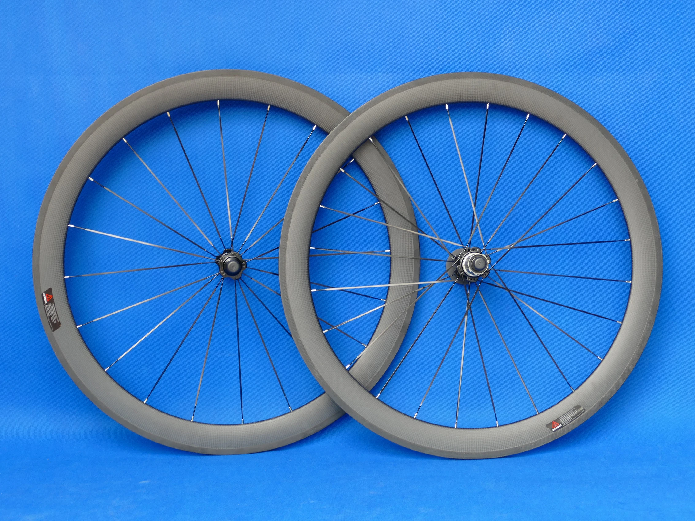 

1 Pair : 3K UD Full Carbon Fiber Matt Glossy Road Bike Clincher Wheelset 50mm - width 27mm Bicycle WHEEL Rim 700C Basalt Side