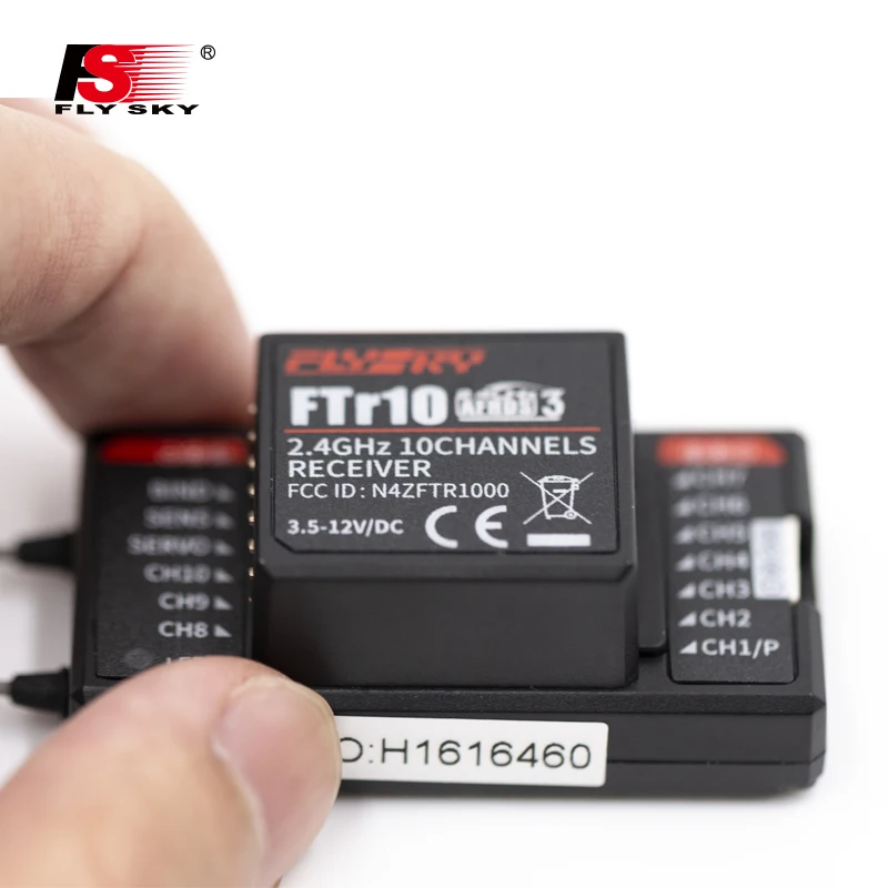 Flysky FTr10 2 4G 10CH двухсторонняя двойная антенна PPM/IBUS AFHDS3 мини приемник для