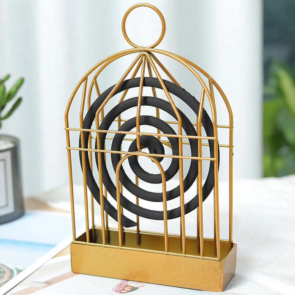 

Anti-mosquito Bracket Nordic Retro Iron Insect Mosquito Coil Holder Summer Day IronMosquito Repellent Rack Plate Home Decoration