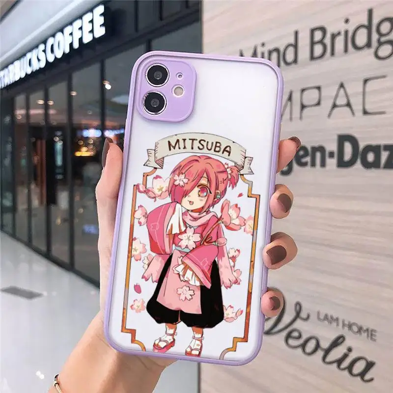 

Toilet Bound Hanako Kun Phone Case Matte For iPhone 12 Mini 11 Pro XR XS Max 7 8 Plus X Hard PC Back Cover