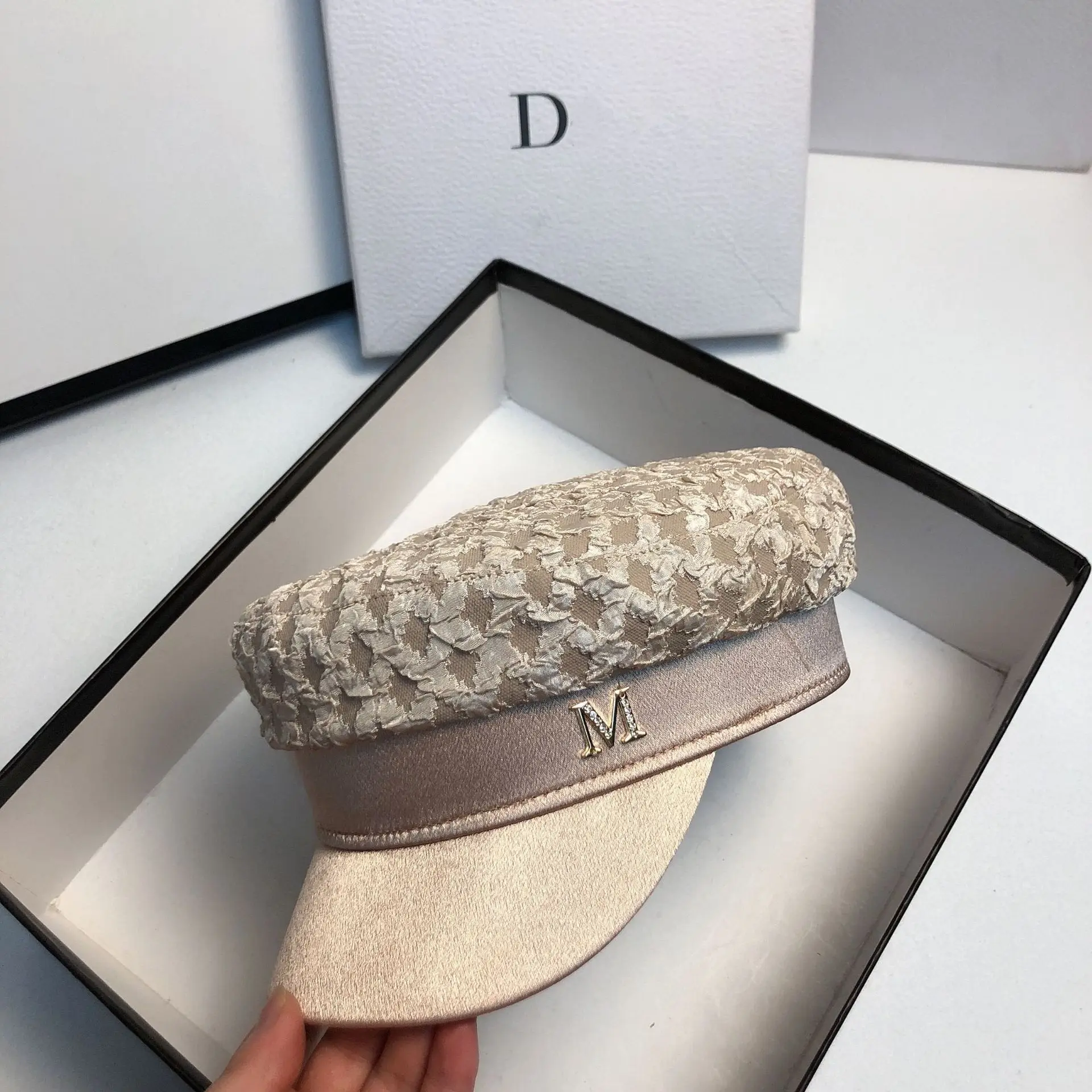 

Fibonacci Fashion Hat's For Women Autumn High-quality Military Hats Outdoor Travel Cap Patchwork Casual Berets Nevy Caps