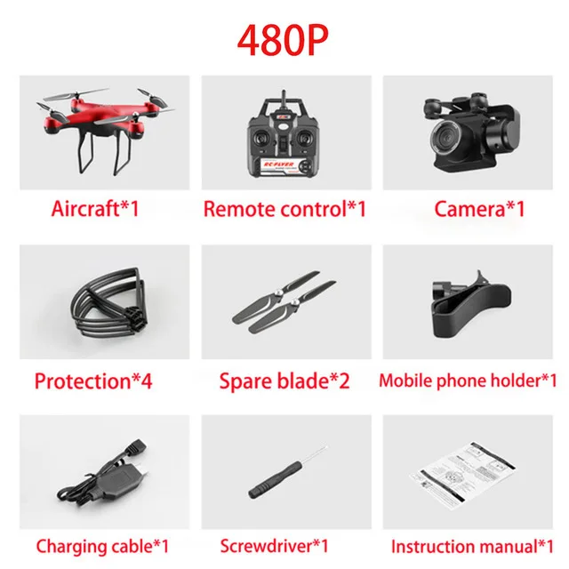 480p drone S32T вращающийся Квадрокоптер с камерой 1080 P HD аэрофотосъемка воздуха давление парение вертолет с камера дрон квадрокоптер с камерой квадрокоптер с камерой профессиона квадракоптер квадракоптер - Цвет: 480p