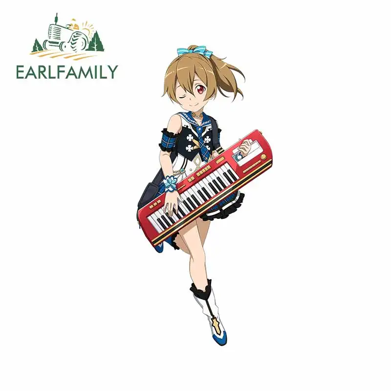EARLFAMILY 13 см x 6 для меча искусства онлайн силикагель Смешные автомобильные