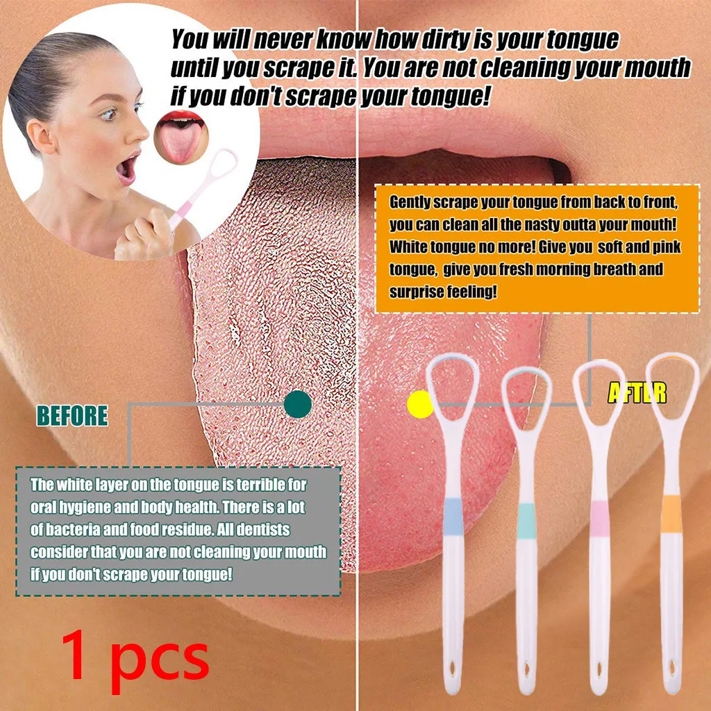 Щетка для чистки языка и скребок удаления неприятного дыхания Профессиональная