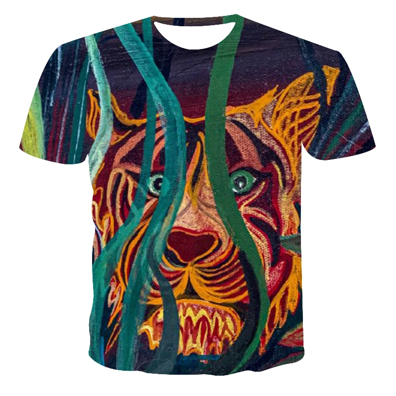 

T-shirt Male 3D Print Tshirt Fashion 2021 New Hot Summer Tops Cool Hip Hop T-shirts Popular Short Sleeve Street Fashion Style