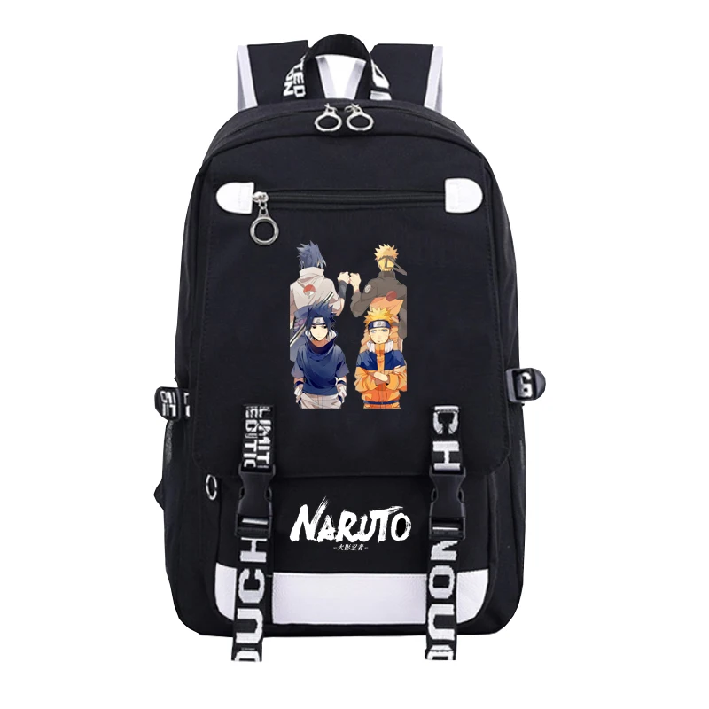 XM F Аниме Рюкзак Наруто школьные сумки для подростков Bookbag Akatsuki Itachi Sharingan Косплей сумки на плечо для ноутбука рюкзак для путешествий - Цвет: XM F