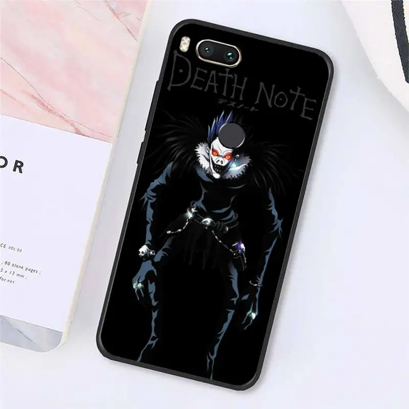 

Death Note Japan anime Phone Case For Xiaomi Redmi note 7 8 9 t k30 max3 9 s 10 pro lite Luxury brand shell funda coque