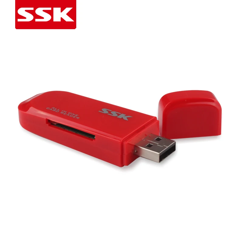 SSK все-в-1 USB2.0 кардридер супер скорость чтения мульти карты памяти для компьютера ноутбука Смарт USB кардридер SCRM060