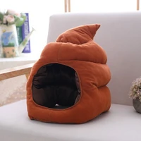 creative cute shit shape plush hat stuffed toy funny fake poop full headgear cap gag gift cosplay party photo propscreative cute